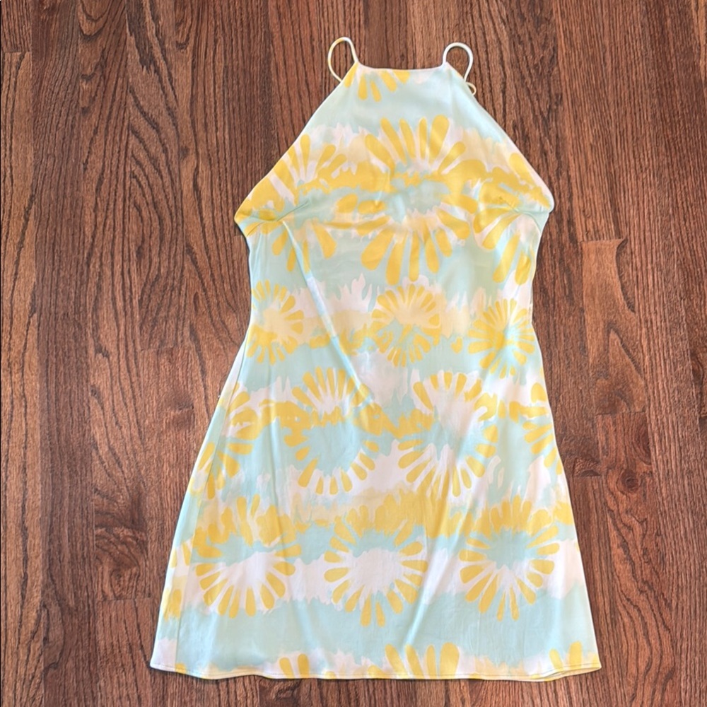 Yellow and White Floral Sundress.  Zara small